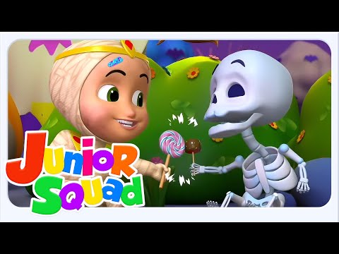 Видео: П'ять маленьких монстриків стрибають на ліжку, пісня-лічилка | Дитяча музика для дітей