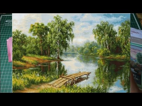 Видео: ГОБЕЛЕН/Ксения Новикова/ВЫШИВКА В 2 ПРОКОЛА/АННА АНАНЧИК