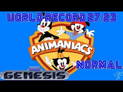 Видео: Animaniacs (Sega Genesis) NORMAL in 27:23 (Мировой Рекорд)