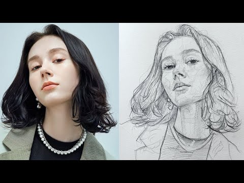 Видео: Лучший способ попрактиковаться в рисовании с помощью метода Лумиса✨