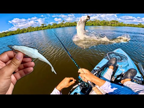 Видео: Я ЗАБЛУДИЛСЯ в заводи и нашёл БОЛЬШУЮ рыбу! (Тарпон и Снук)