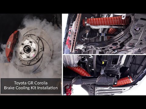 Видео: Установка комплекта охлаждения тормозов Toyota GR Corolla