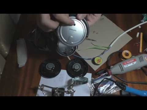 Видео: Ремонт наушников Philips SHP2500. Хардкорный провод! Доведение до ума не очень надежных наушников.