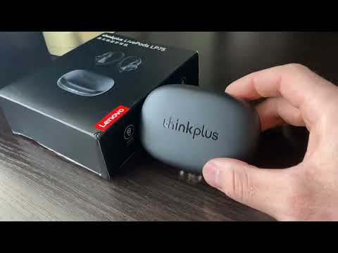Видео: Первое впечатление Спортивные Bluetooth-наушники Lenovo LP75 с микрофоном