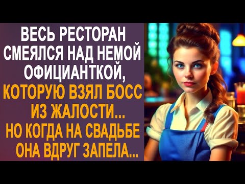 Видео: Весь ресторан посмеивался над немой официанткой. Но когда на свадьбе она взяла микрофон и запела...