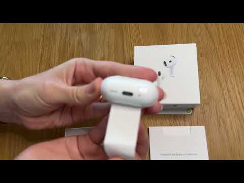 Видео: Распаковка AirPods 4 с шумоподавлением из Розетка