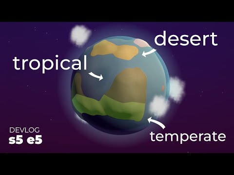 Видео: Разметка биомов на чужой планете... СЛОЖНО. Вот почему (блог разработчика инди-симуляторов, 5-5)
