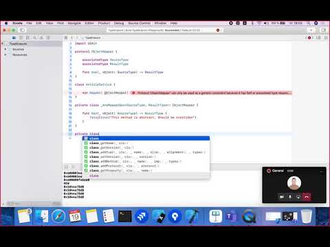 Видео: Type Erasure (Стирание типов), Copy on write в Swift