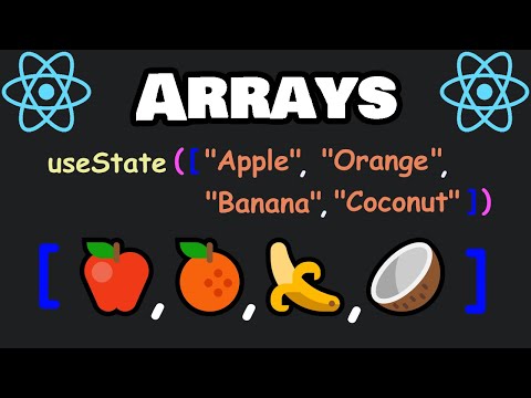 Видео: React JS как обновить массивы в состоянии 🍎