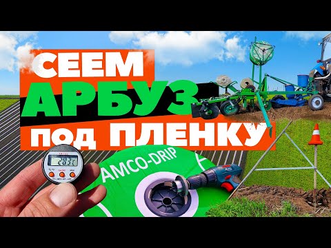 Видео: Сеем арбуз под пленку 🌱🍉🚜 26 04 23