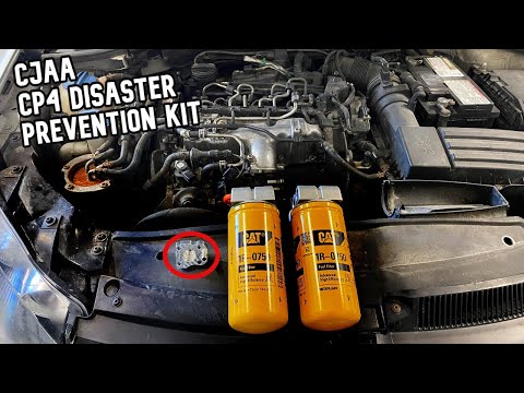 Видео: Предотвращение аварии VW TDI CP4: установка двух топливных фильтров с размером пор 2 мкм и перепу...