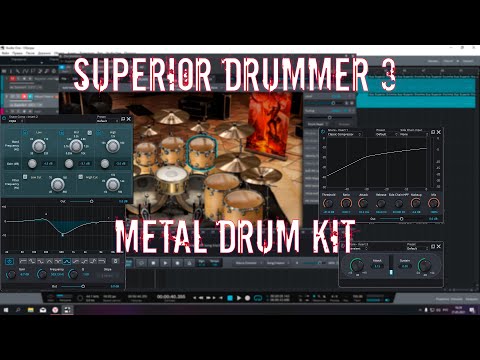 Видео: Superior Drummer 3. Metal Drum Kit. Настройка