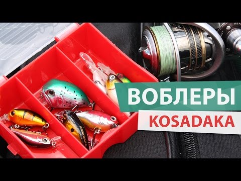 Видео: Воблеры KOSADAKA на малой реке