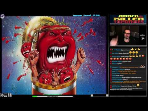 Видео: Attack of the Killer Tomatoes прохождение (U) | Игра на (Dendy, Nes, Famicom, 8 bit) 1991 Стрим RUS