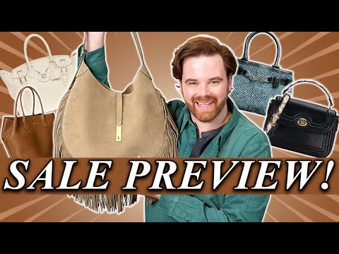 Видео: Предварительный просмотр распродажи моих дизайнерских сумок
