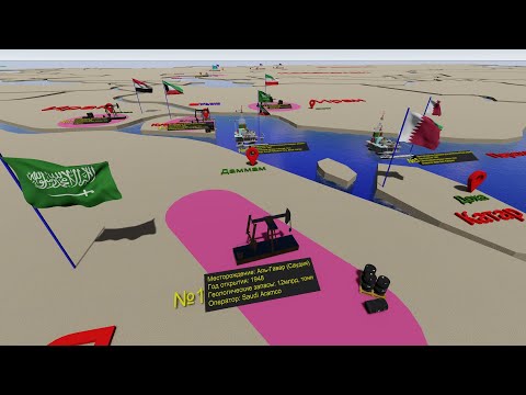 Видео: Супергигантские нефтяные месторождения - топ 14!