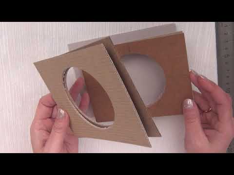 Видео: Идеи простых открыток/Открытка №7/Скрапбукинг/Нарбекова Елена