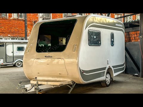 Видео: Дом на колесах - монокок «ЧАЙКА» . Необычная новинка из Нижнего Новгорода.