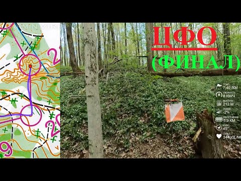 Видео: Спортивное ориентирование (headcam orienteering) - ЧиП ЦФО, Смоленск, Колодня, финал - 27.04.2025