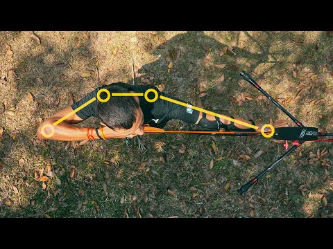 Видео: Самостоятельная тренировка с олимпийским луком #7 - линия плеч, выравнивание, постановка