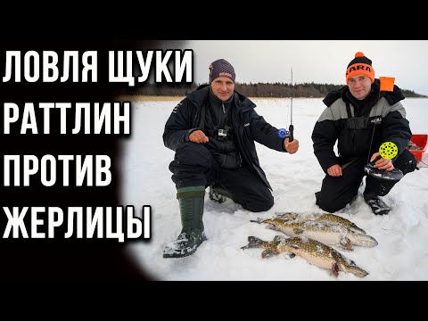 Видео: Ловля щуки , раттлин против жерлицы.