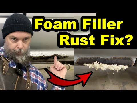 Видео: Можно ли ДЕЙСТВИТЕЛЬНО заделать ржавые дыры пеной? Посмотрите!