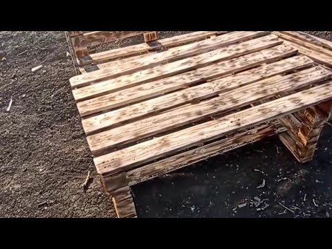 Видео: Садовая мебель из поддонов, мебель для сада, экономная мебель из поддонов