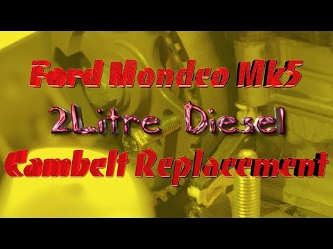 Видео: Ford Mondeo Mk5 2Litre Diesel, замена ремня ГРМ