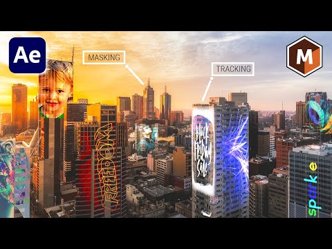 Видео: Отслеживание кадров с дрона при помощи Mocha в After Effects