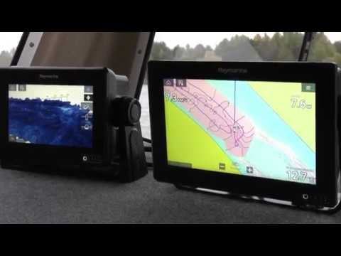 Видео: Raymarine AXIOM 7 и 9 RV: навигационные дисплеи в реальных условиях перехода по реке Волга