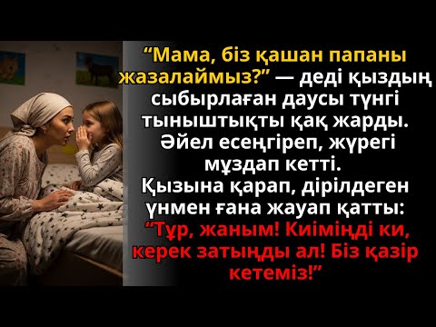 Видео: «Мама, біз қашан папаны жазалаймыз?» — деді қыз. Анасы сыбырлап: «Тұр, кетеміз!» | Жаңа әңгіме
