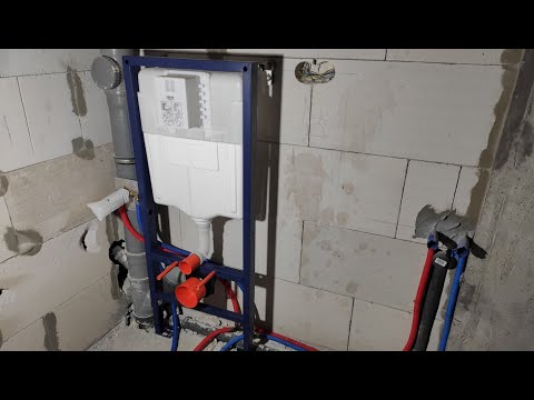 Видео: Установка ИНСТАЛЛЯЦИИ подвесного УНИТАЗА Grohe Монтаж от А до Я