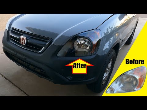 Видео: Установка фар с черным корпусом | Внедорожная сборка (поднятый Honda Crv 2-го поколения 2003 года)