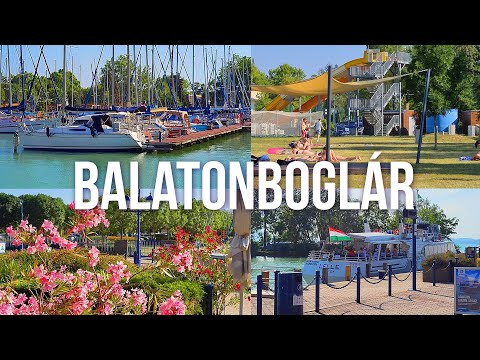 Видео: Балатонбоглар, Венгрия – Лето у воды