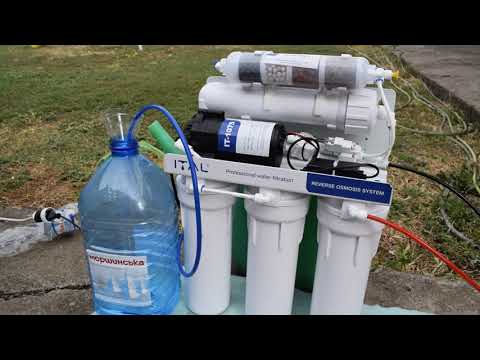 Видео: Обратный осмос ITAL.Стоит ли покупать?Вода из скважины с 3200ppm до 200ppm