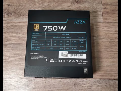 Видео: Обзор блока питания AZZA PSAZ-750G