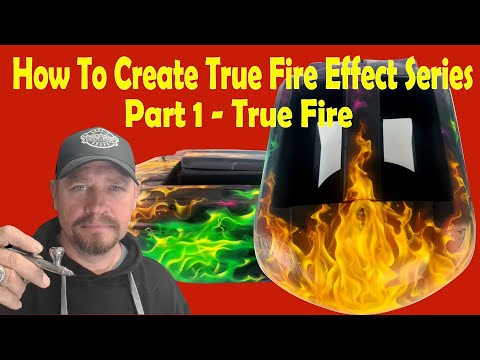 Видео: Как создать реалистичный огонь с помощью аэрографа