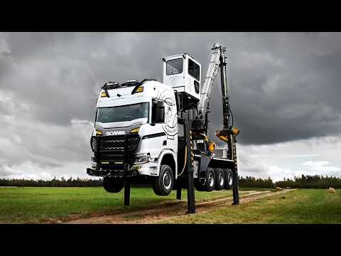 Видео: Удивительные грузовики и прицепы, которые вы должны увидеть ▶ Мобильный блок пригодности к эксплуата
