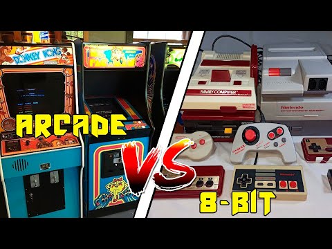 Видео: Arcade VS 8-bit. Аркадные версии любимых игр. - Стрим 2