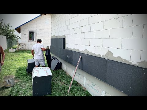 Видео: Утепление фасада Чёрным пенопластом от А до Я. Топовый фасадчик в деле. 1 Часть