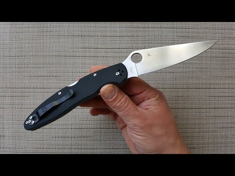 Видео: Нож Spyderco POLICE 4