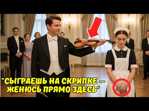 Видео: Сыграй на скрипке — и я ЖЕНЮСЬ на тебе!» — усмехнулся миллионер, но ФИНАЛ заставил всех замолчать