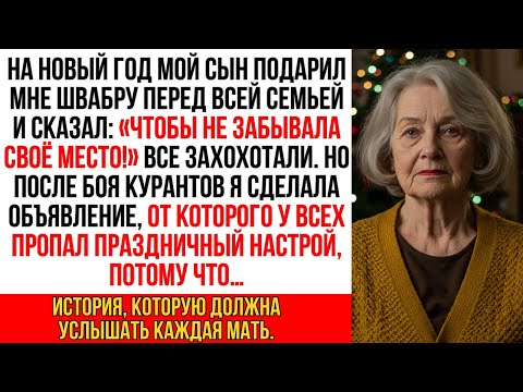 Видео: Сын подарил мне швабру, сказав: «Знай своё место!» Все засмеялись. Но после полуночи…
