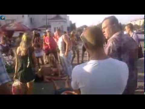 Видео: ДТП в центре Глухова (09.08.2013 г.)