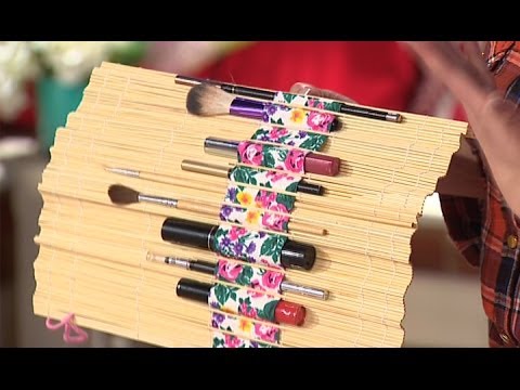 Видео: Органайзеры для косметики из бамбукового коврика - Все буде добре - Выпуск 346 - 25.02.14