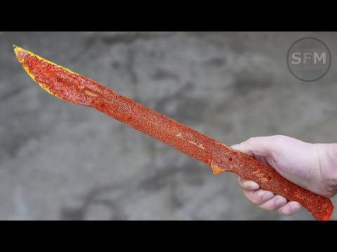 Видео: Восстановление очень старого ржавого мачете выживания