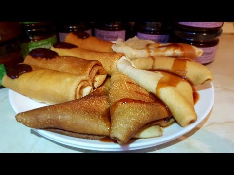 Видео: Блинчики с мёдом и кунжутной пастой, цыганка готовит. Самые вкусные блины. Gipsy cuisine.