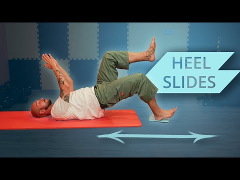 Видео: Укрепляем заднюю поверхность бедра. Heel Slides