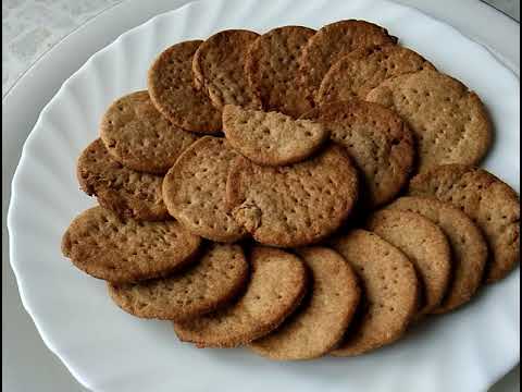 Видео: Из Ничего! Галетное Печенье Мария с Цельнозерновой Мукой! Готовьте сразу больше!!!