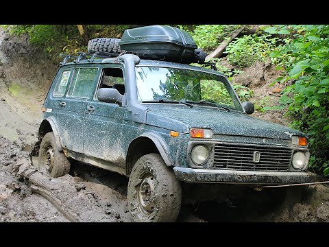 Видео: Кавказ 2 часть. р. Сахрай. Неудачные поиски дороги на Фирсову поляну.Toyota, Уаз, Нива и Hover.